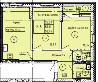 2-комнатная квартира: Оренбург, улица Ильи Глазунова, 3 (60 м) - Фото 0