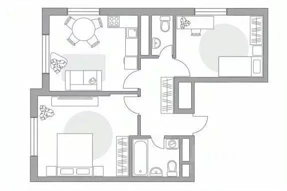 2-к кв. Московская область, Балашиха ул. Дмитриева, 10 (53.43 м) - Фото 1