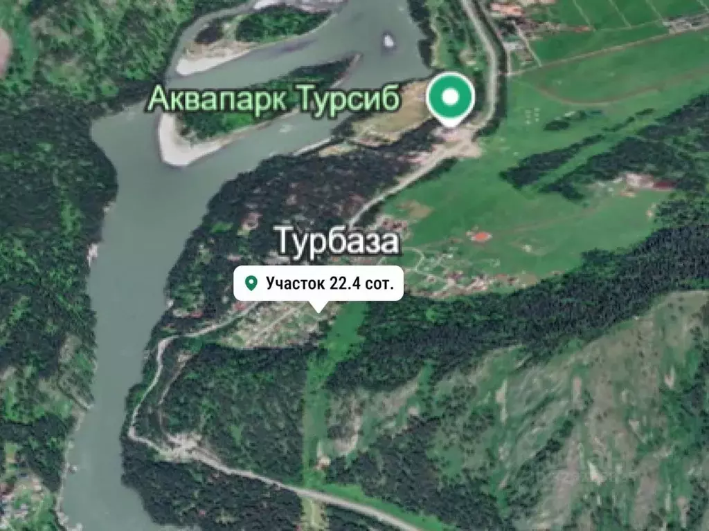 Участок в Алтай, Чемальский район, с. Турбаза Катунь Сосновая ул. ... - Фото 2