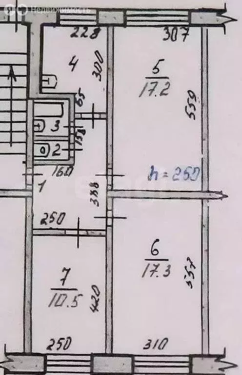 3-комнатная квартира: Черногорск, улица Чапаева, 45 (61.6 м) - Фото 1