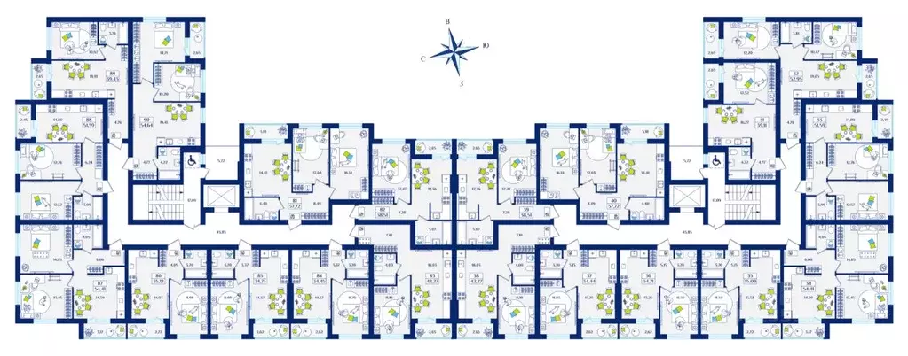 1-к кв. Калининградская область, Зеленоградск  (34.73 м) - Фото 2