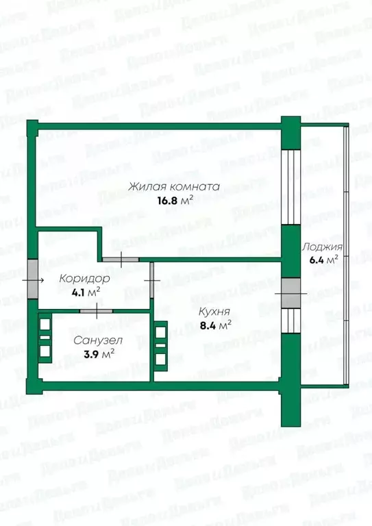 1-к кв. Кировская область, Киров ул. Мостовицкая, 11 (36.4 м) - Фото 1