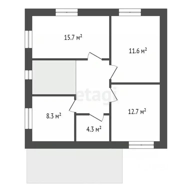 Дом в Калужская область, Жуковский район, Верховье с/пос, д. ... - Фото 2