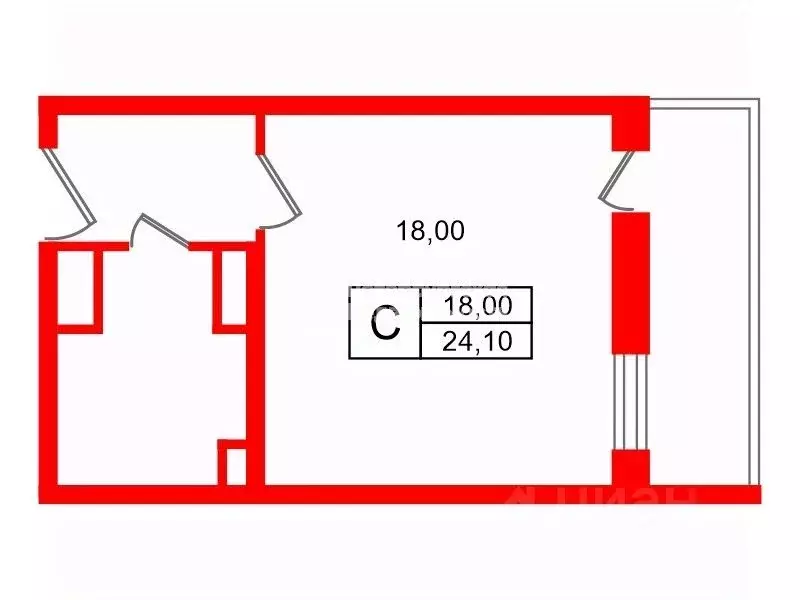 Студия Ленинградская область, Всеволожский район, д. Новое Девяткино ... - Фото 2