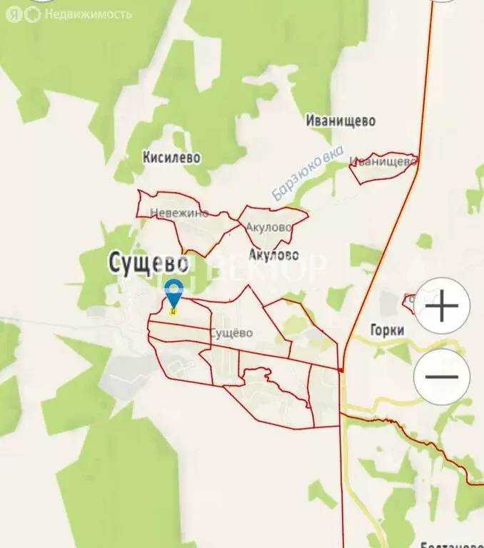 Участок в Сущёво, Советская улица (7.6 м) - Фото 0