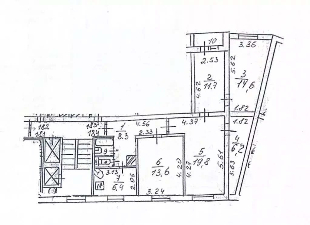 4-к кв. Московская область, Одинцово ул. Маковского, 10 (86.3 м) - Фото 2