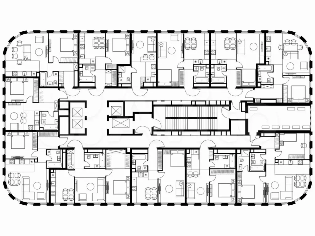 1-к. квартира, 38,5 м, 33/45 эт. - Фото 1