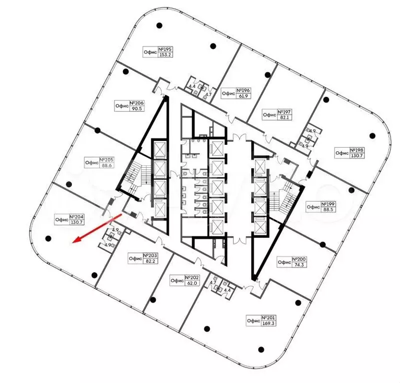 Продам офисное помещение, 130.7 м - Фото 0