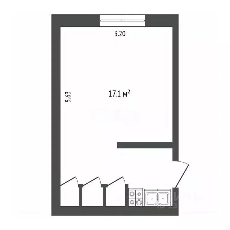 Комната Вологодская область, Череповец Пионерская ул., 19 (18.0 м) - Фото 2