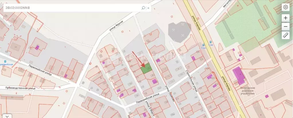 Участок в Амурская область, Белогорск ул. Ушакова, 6 (8.7 сот.) - Фото 2