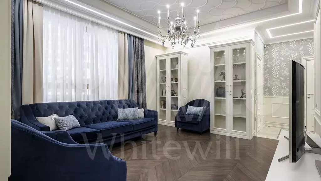 4-к. квартира, 120 м, 6/27 эт. - Фото 1