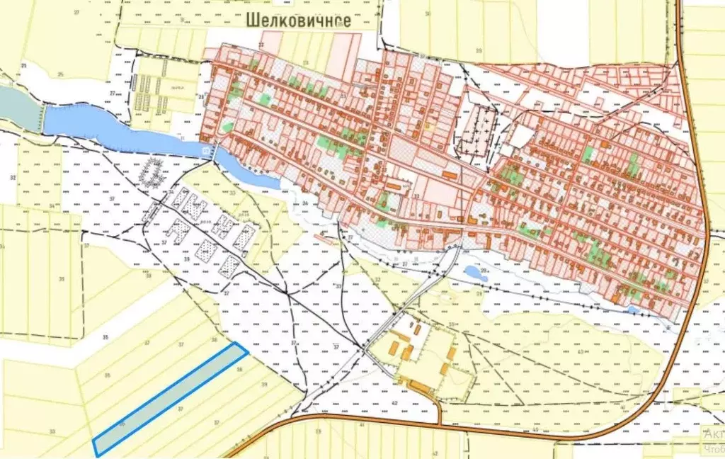 Участок в Крым, Сакский район, Митяевское с/пос, с. Шелковичное  ... - Фото 2