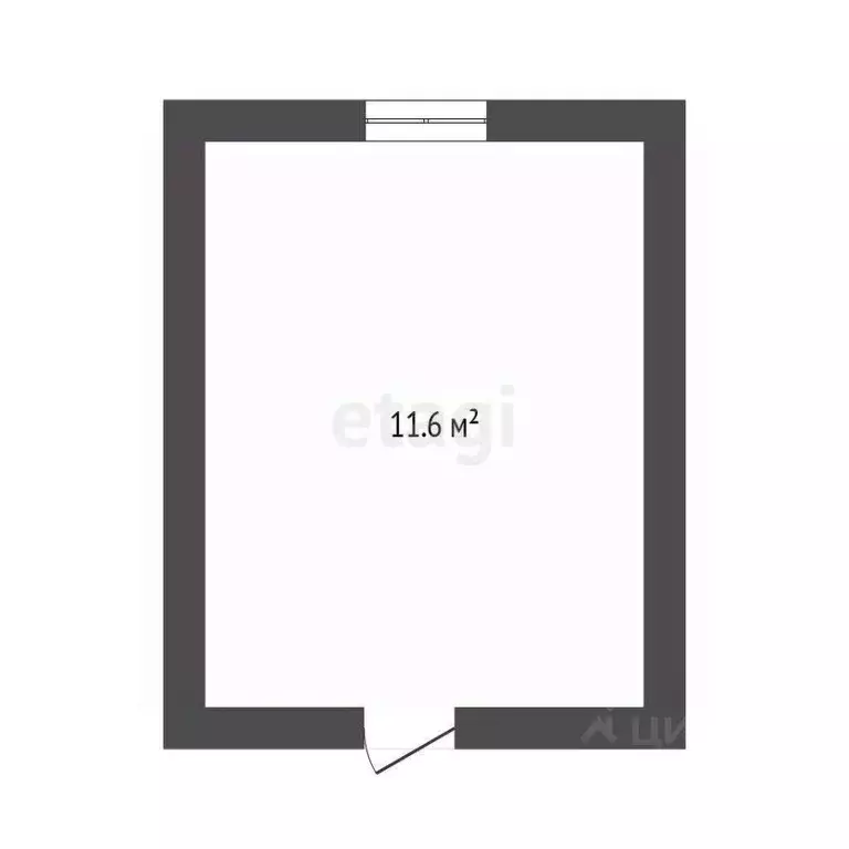 Комната Тюменская область, Тюмень Фабричная ул., 22 (11.5 м) - Фото 2