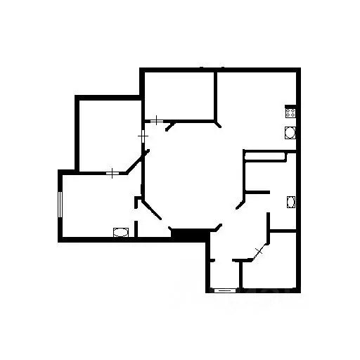 3-к кв. Москва 1-й Смоленский пер., 17 (130.0 м) - Фото 2