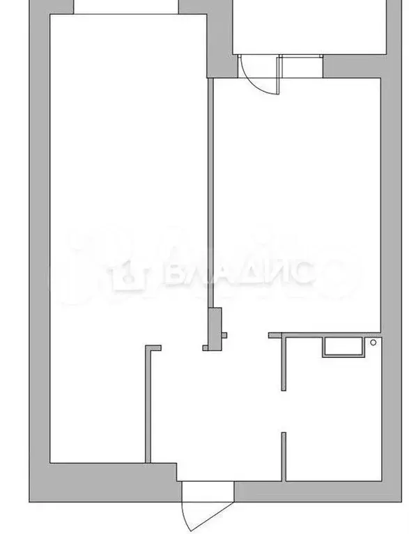 1-к. квартира, 45 м, 3/9 эт. - Фото 0