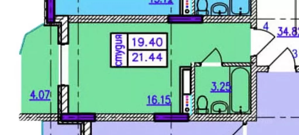 Студия Краснодарский край, Новороссийск городской округ, с. Мысхако ... - Фото 1