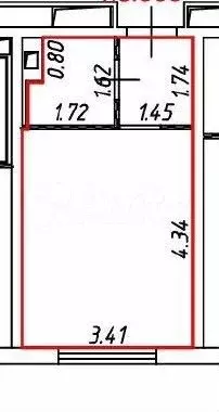Квартира-студия, 19,9 м, 25/33 эт. - Фото 0