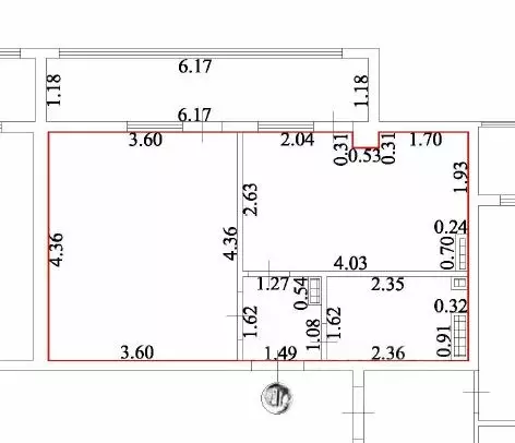 1-к кв. Севастополь ул. Челнокова, 19 (33.0 м) - Фото 1