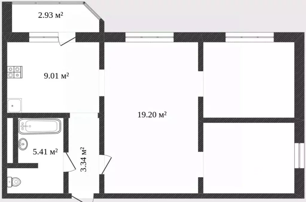 3-к кв. Тюменская область, Тюмень ул. Павла Шарова, 5 (56.1 м) - Фото 1