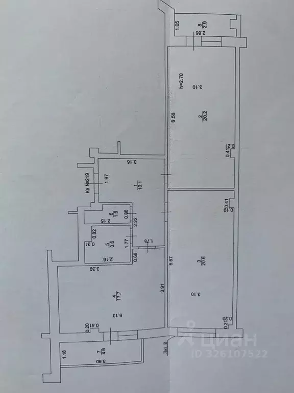 2-к кв. Саха (Якутия), Якутск ул. Петровского, 38 (73.8 м) - Фото 1