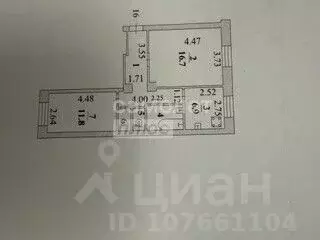 2-к кв. Липецкая область, Липецк ул. М. Расковой, 15 (50.3 м) - Фото 1