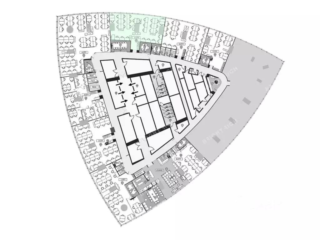 Офис в Москва наб. Пресненская, 12 (135 м) - Фото 2