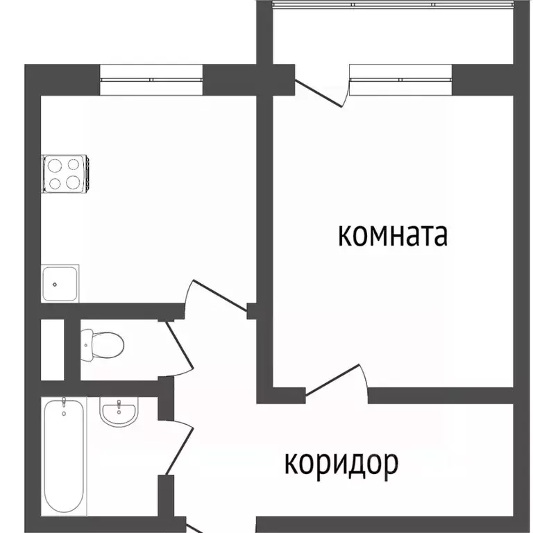 1-к кв. Бурятия, Улан-Удэ Энергетик мкр, 42 (42.5 м) - Фото 1