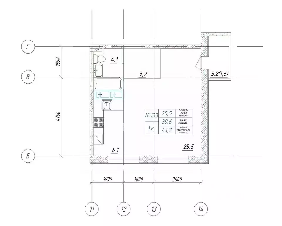 1-к кв. Приморский край, Большой Камень ул. Ленина, 14 (41.2 м) - Фото 1