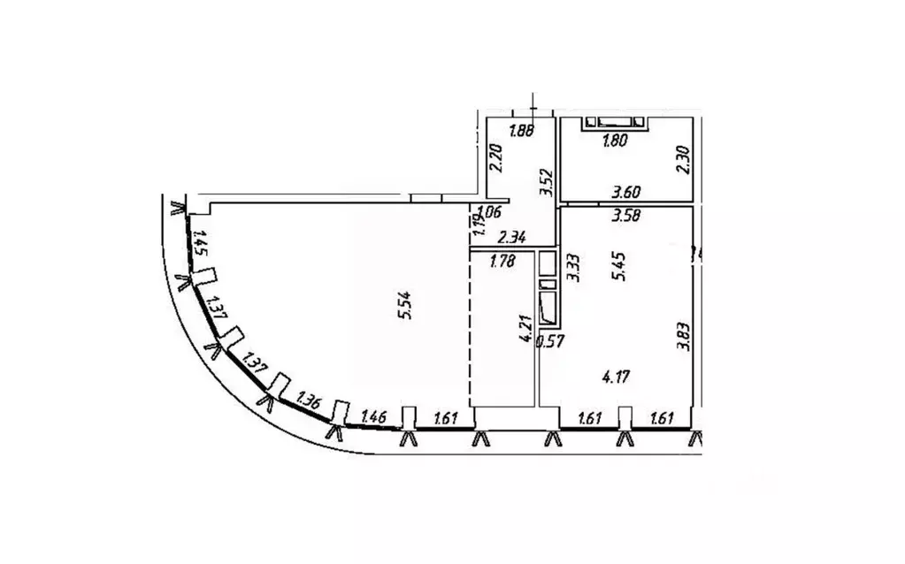 3-к кв. Москва Дружинниковская ул., 15А (86.7 м) - Фото 2
