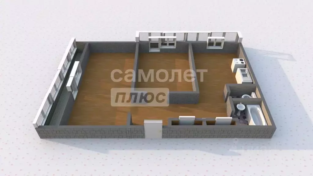 2-к кв. Иркутская область, Ангарск 12А мкр, 7А (51.0 м) - Фото 1