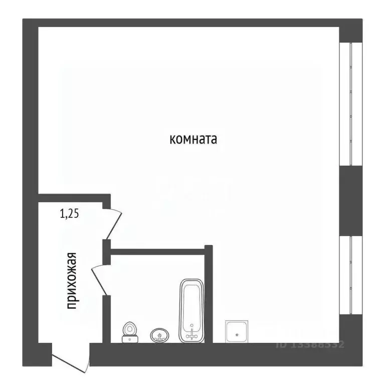 1-к кв. Красноярский край, Красноярск имени газеты Красноярский ... - Фото 2