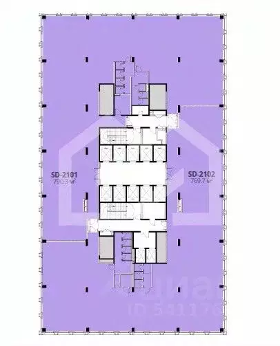 Помещение свободного назначения в Москва Дмитровский проезд, вл1Г (770 ... - Фото 2