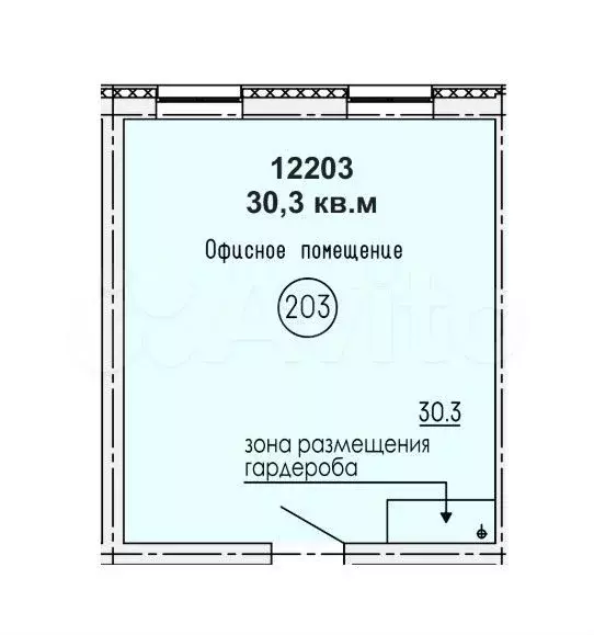 Офис, 30.3 м - Фото 0