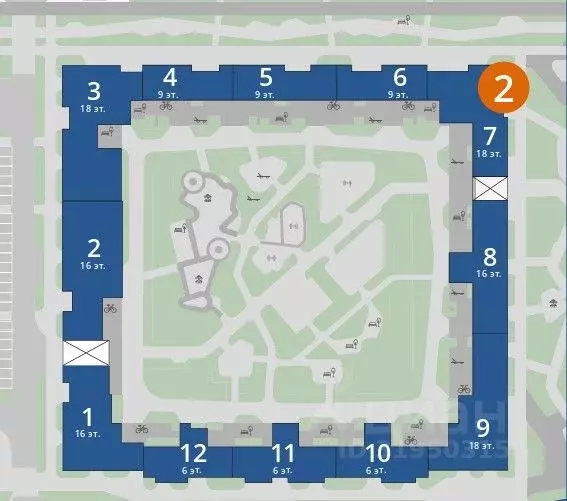 1-к кв. Москва 1-й Ясеневский жилой комплекс, 2 (47.5 м) - Фото 1