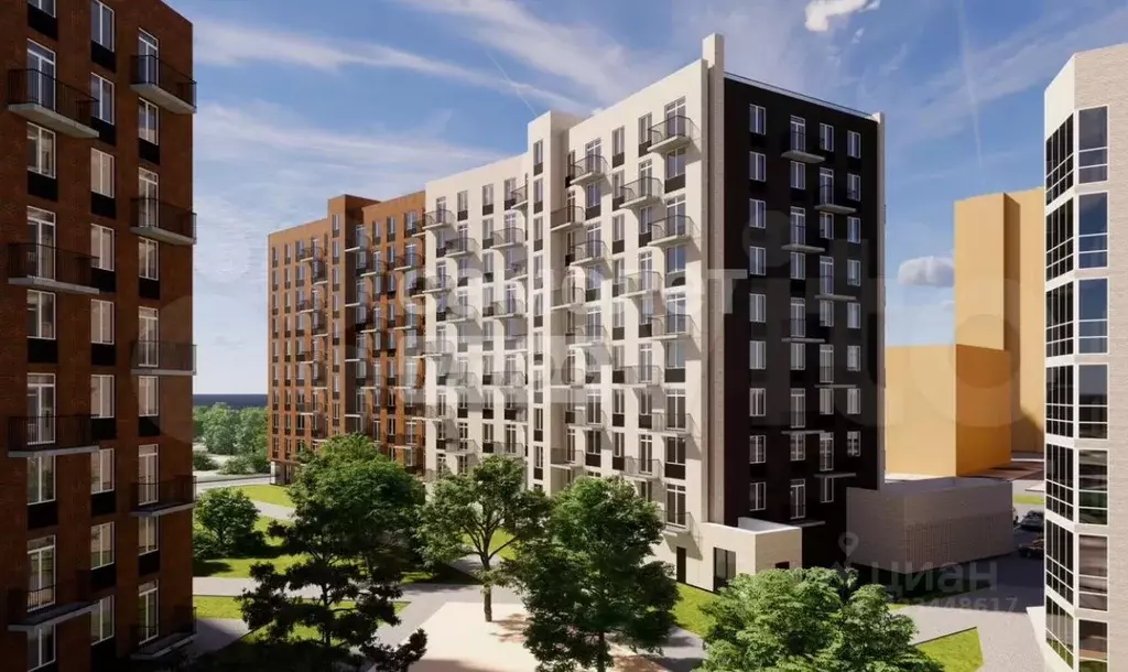 2-к кв. Ульяновская область, Ульяновск Кольцевая ул., 41 (73.22 м) - Фото 1