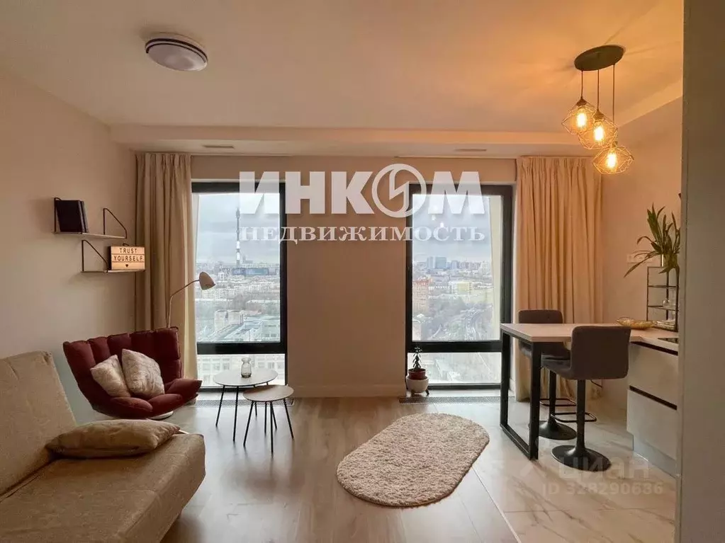 1-к кв. Москва Дмитровский проезд, 1 (29.1 м) - Фото 2