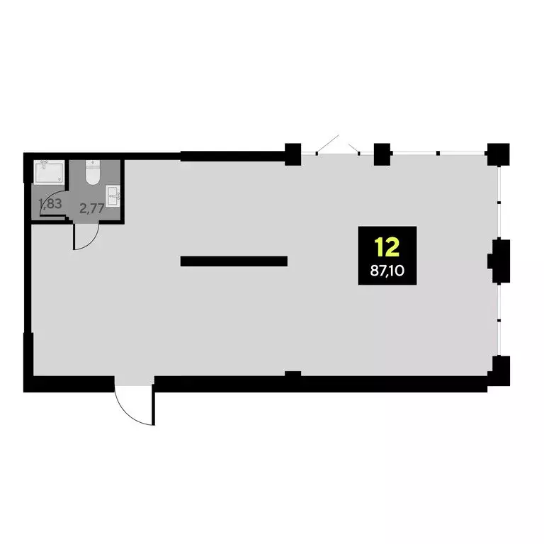 Офис (86.3 м) - Фото 2