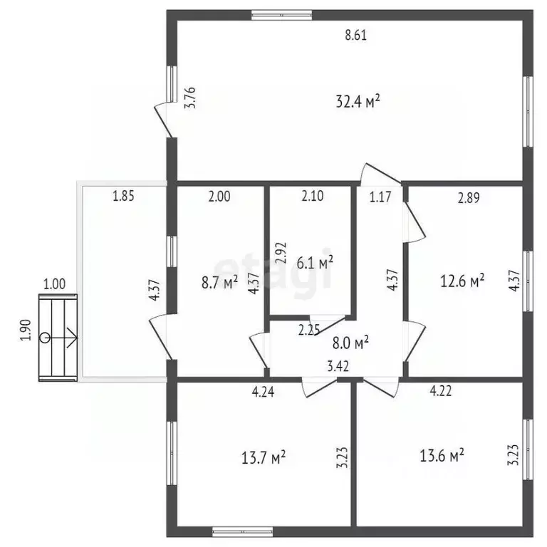 Дом в Ярославская область, Даниловский муниципальный округ, д. ... - Фото 2