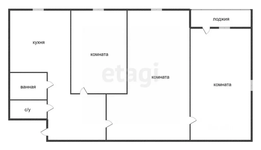 3-к кв. Приморский край, Владивосток Сахалинская ул., 48 (58.7 м) - Фото 1