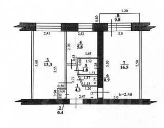 2-к кв. Башкортостан, Стерлитамак ул. Блюхера, 5 (43.0 м) - Фото 0