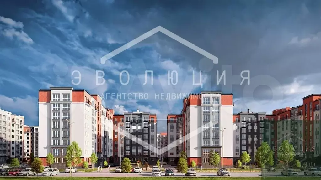 2-к. квартира, 62,7 м, 4/8 эт. - Фото 0