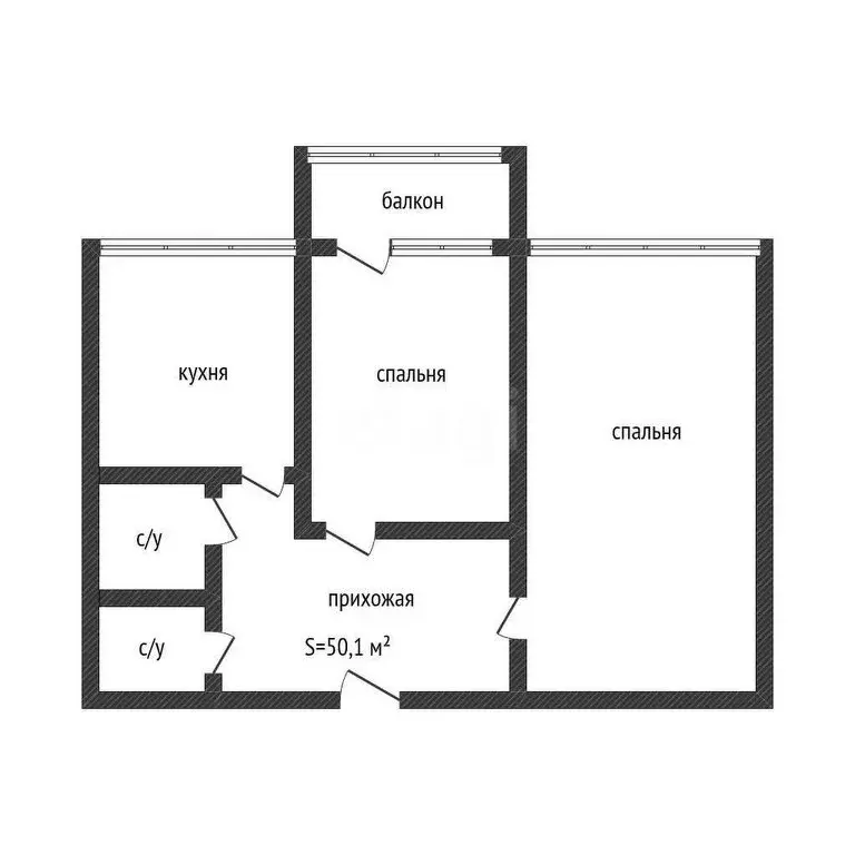 2-комнатная квартира: Краснодар, Новороссийская улица, 90/2к2 (50.1 м) - Фото 0
