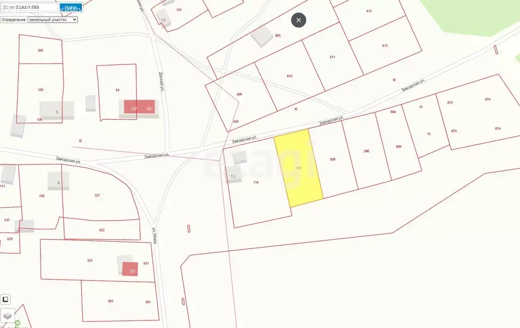 Участок в посёлок Усть-Катунь, Заводская улица (8.4 м) - Фото 2