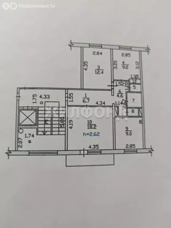 3-комнатная квартира: Абакан, улица Некрасова, 26 (65.1 м) - Фото 1