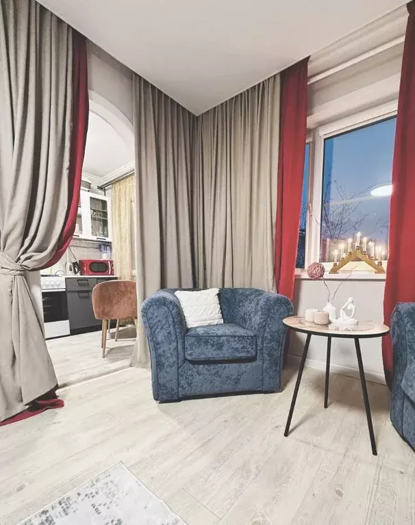 1-к кв. Мурманская область, Мурманск ул. Полярные Зори, 29к1 (31.0 м) - Фото 1