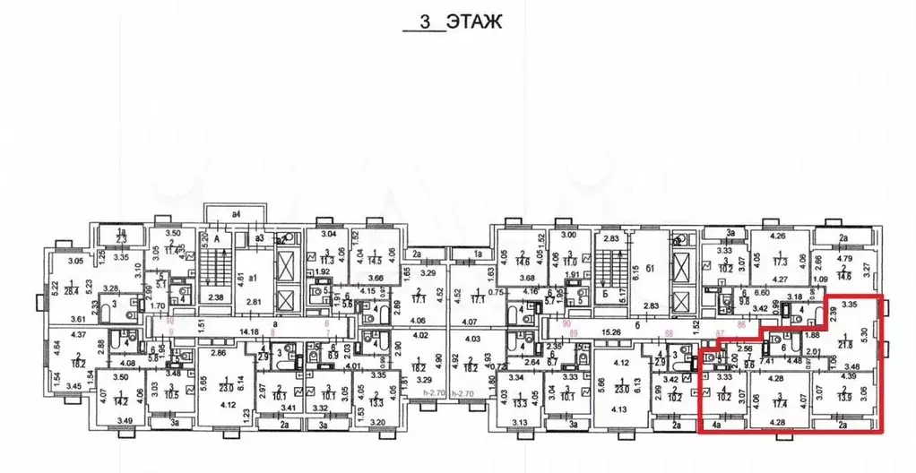 Аукцион: 3-к. квартира, 77,7 м, 3/17 эт. - Фото 1