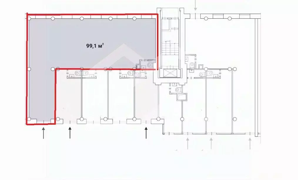 Помещение свободного назначения в Москва Планерная ул., 12К1 (99 м) - Фото 2