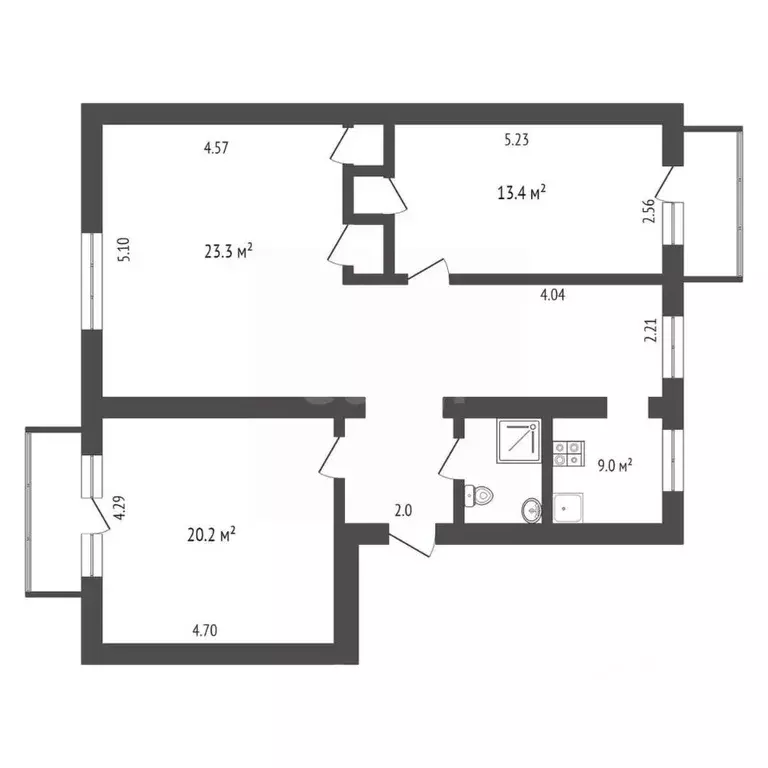 3-к кв. Москва Студенческая ул., 32 (80.0 м) - Фото 1