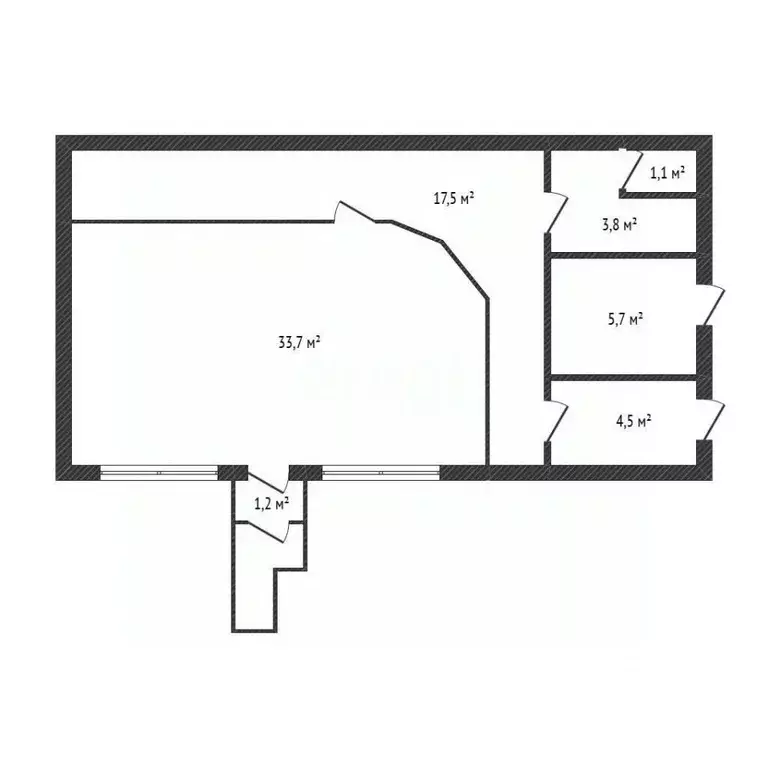 Торговая площадь в Брянская область, Унеча Севастопольская ул., 1 (68 ... - Фото 2