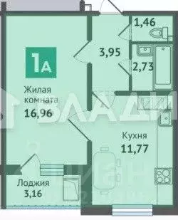 1-к кв. Марий Эл, Медведево городское поселение, Медведево пгт ул. ... - Фото 2